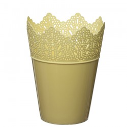Flower Pots Crown -Yellow