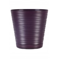Plant Pots Indoor with Saucer and Drainage Holes Tedi - Purple