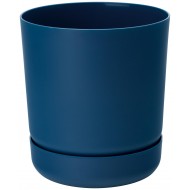 Satina Plant Pots Navy Blue
