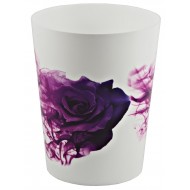 Orchid Pot Smoked Rose 15.5 cm